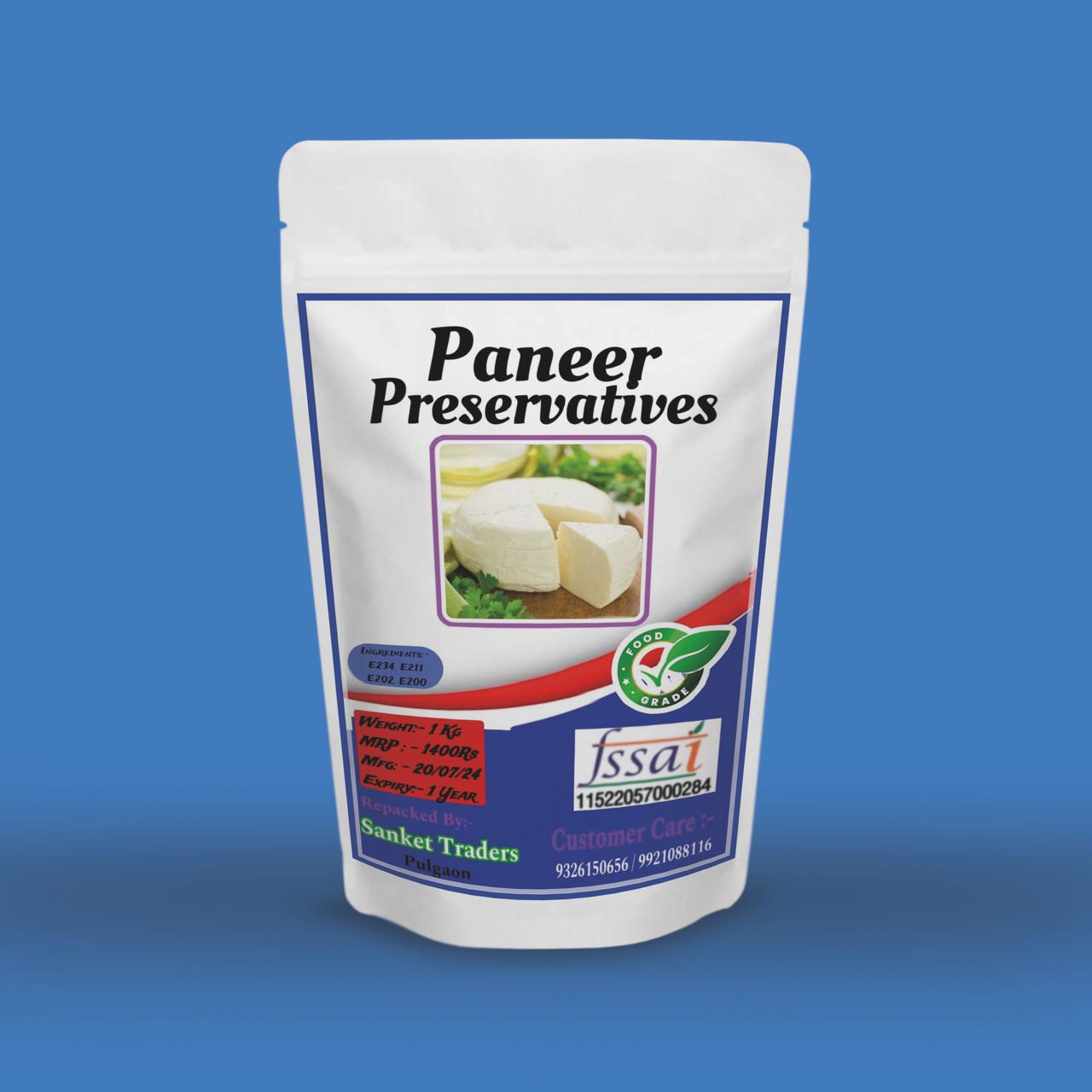 Paneer Preservatives — Sanket Traders Food Chemicals & Food Preservatives